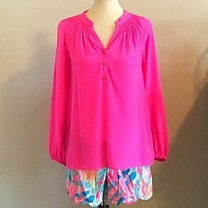 Lilly Pulitzer scallop hem shorts